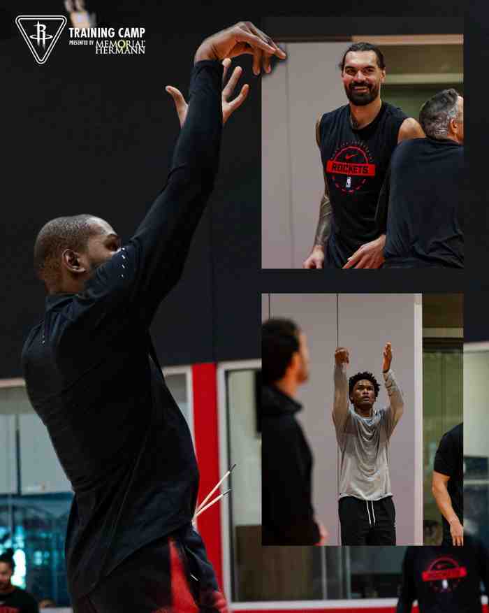火箭训练营首日，杜兰特备战NBA中国赛2026